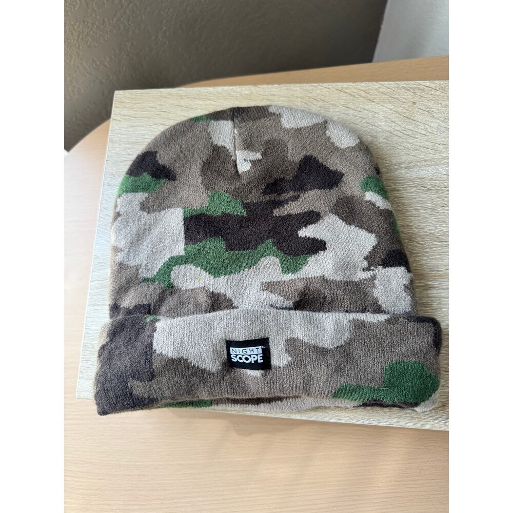 Night Scope Camo Knit Cap